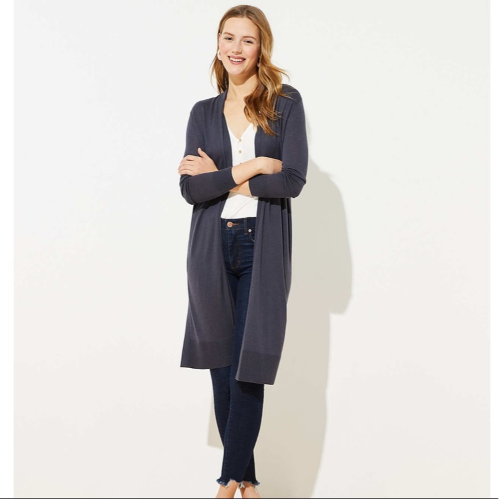 NWT! LOFT Drapey Duster